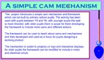 Simple Cam Mechanism Site