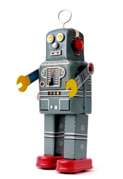 Retro Mechanical Robot